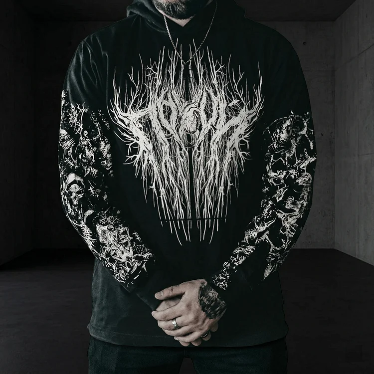 Metallic Darkness Crew Neck Sweatshirt