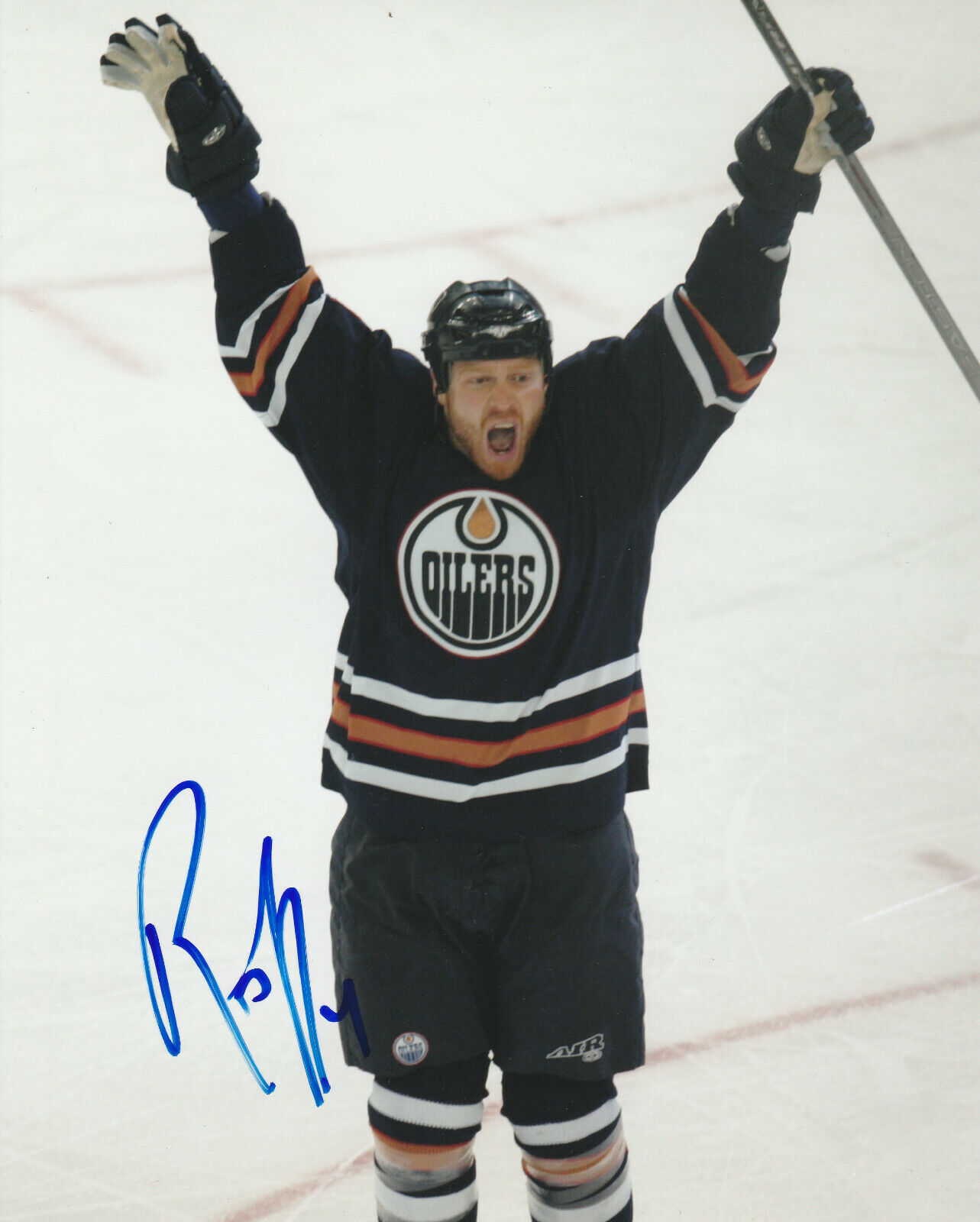 RAFFI TORRES SIGNED EDMONTON OILERS 8x10 Photo Poster painting #6 Autograph