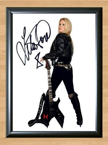 Lita Ford The Runaways Signed Autographed Photo Poster painting Poster Print Memorabilia A4 Size