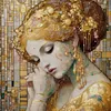 Gloden Woman-14CT Stamped Cross Stitch 50*50cm tapestrymarket