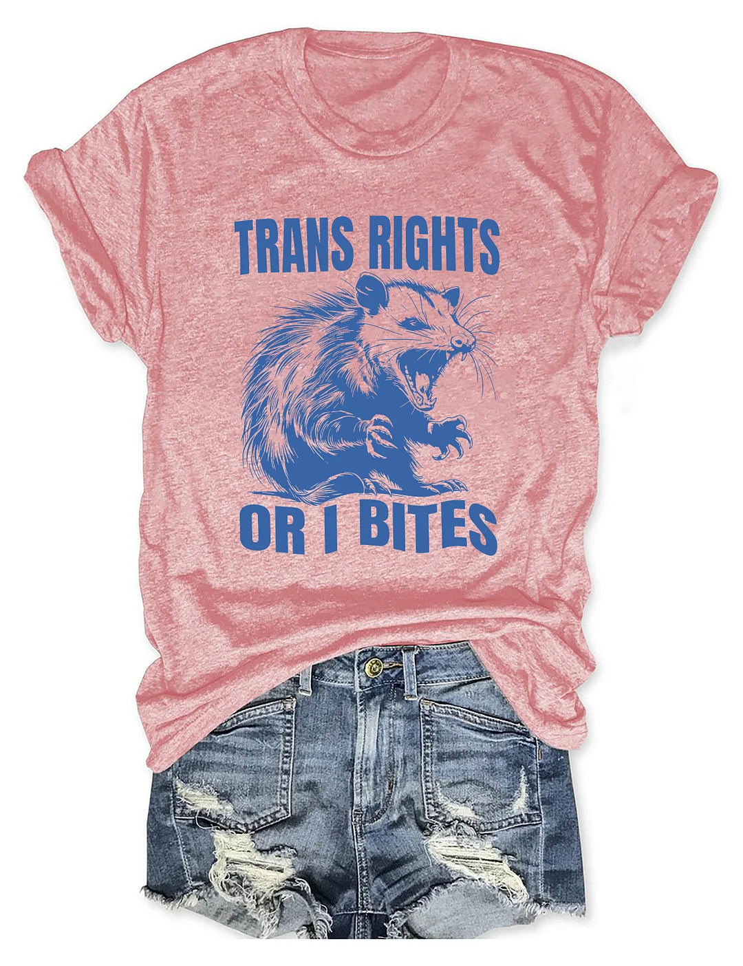 Trans Rights Or I Bites T-shirt