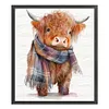 Cute Yak - 18CT Stamped Cross Stitch - 40*45cm - Animal