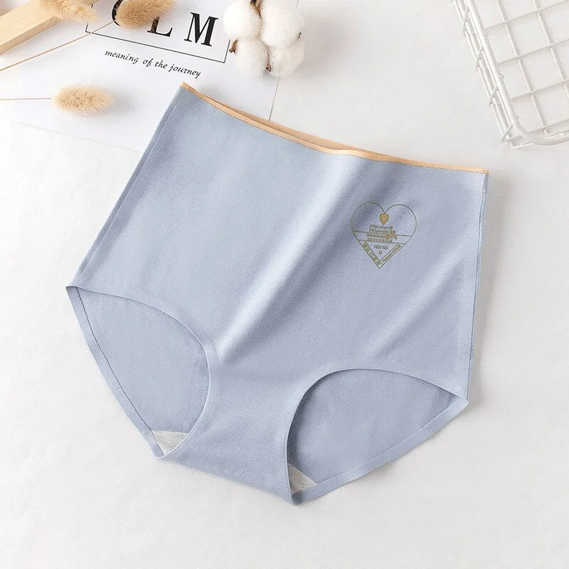 Sexy High Waist Women's Panties Cotton Briefs Body Shaper Comfort Graphene Panty Ladies Seamless Underwear Slimming Intimates