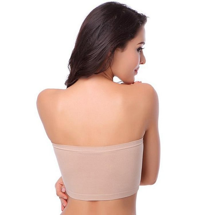 Full Support Seamless Bandeau Rose Toy
