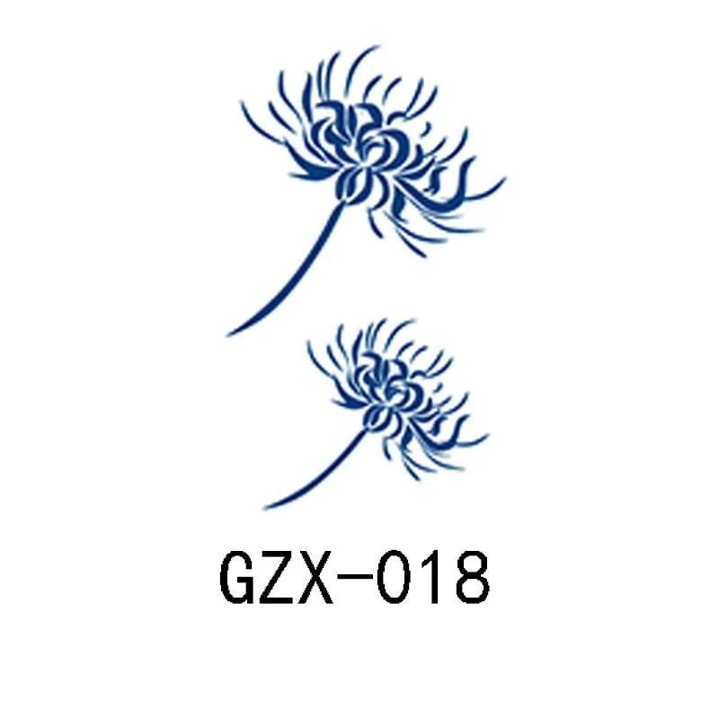 Herbal Semi-Permanent Tattoo Sticker Net Red Tattoo Sticker Waterproof Sweat Lasting Herbal Tattoo Sticker