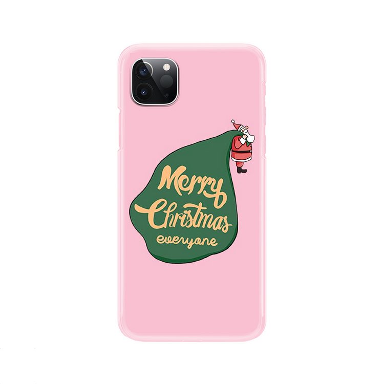 Santa With Too Many Presents, Christmas iPhone Case