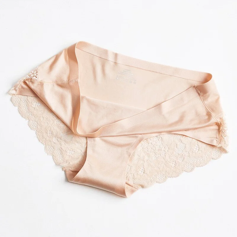 5pcs/Pack sexy Women Undewear Transparent Lace G String Ultra Thin Knickers Briefs Bow Tangas Bragas