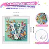 Butterfly Flower V 5D Partial Drill DIY Diamond Painting Kit 30*30cm