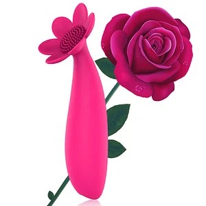 Rose Flower Clitoral Vibrator – 19 Vibration Modes, Medical-Grade Silicone