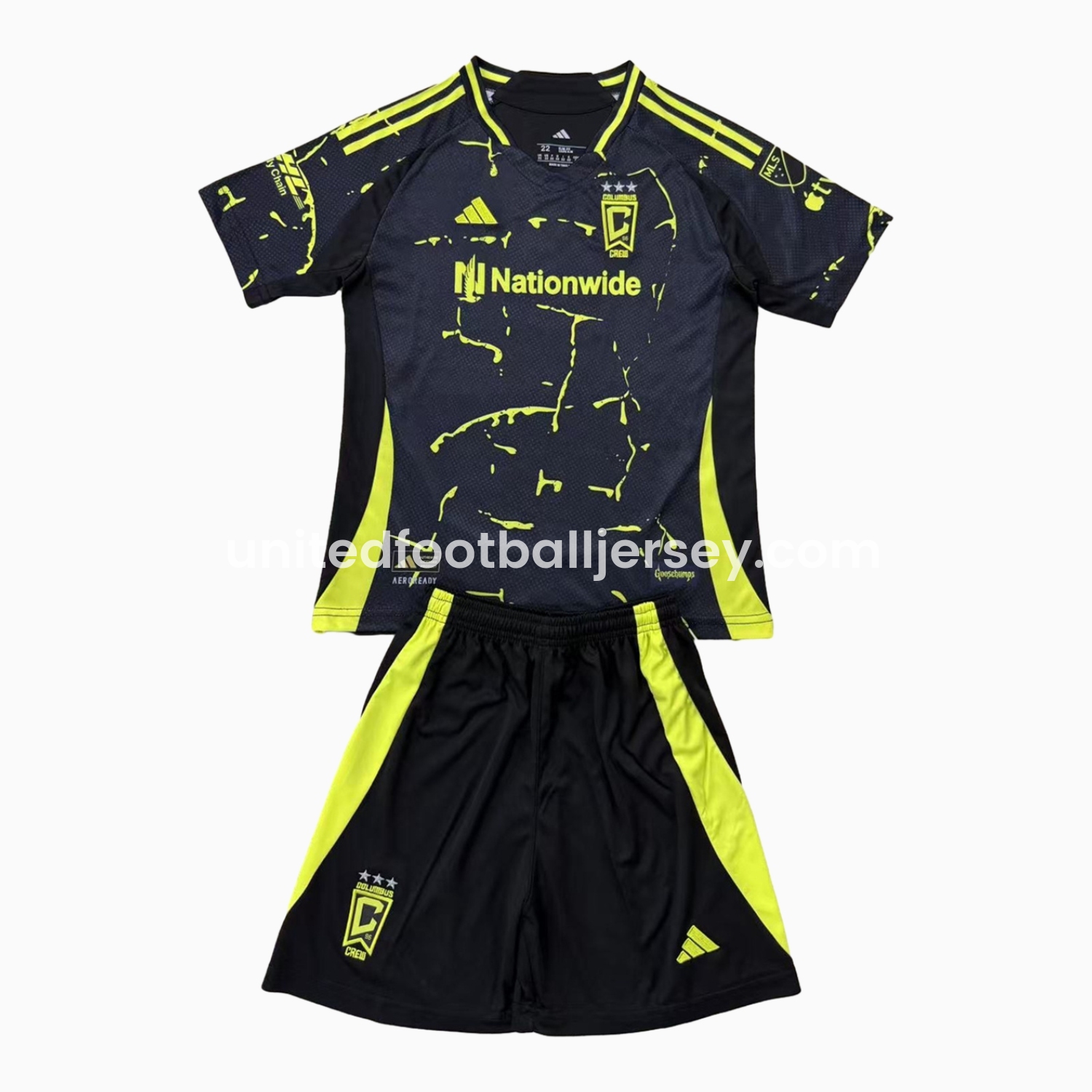 Columbus Crew 2025 Away Kids Kit