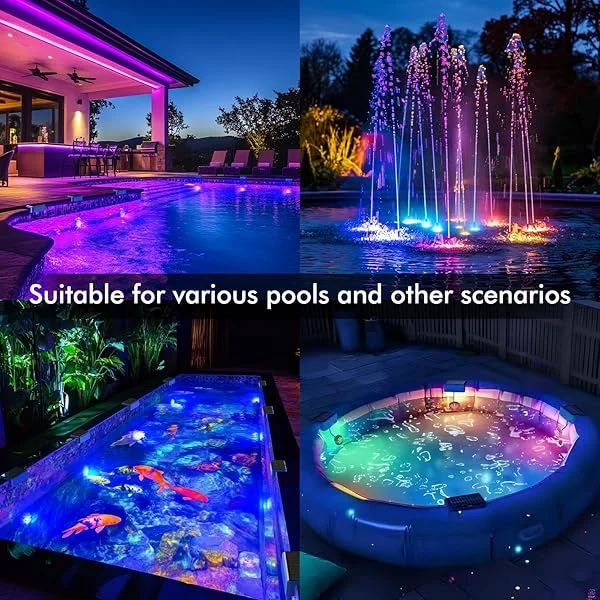 Solar pool lights