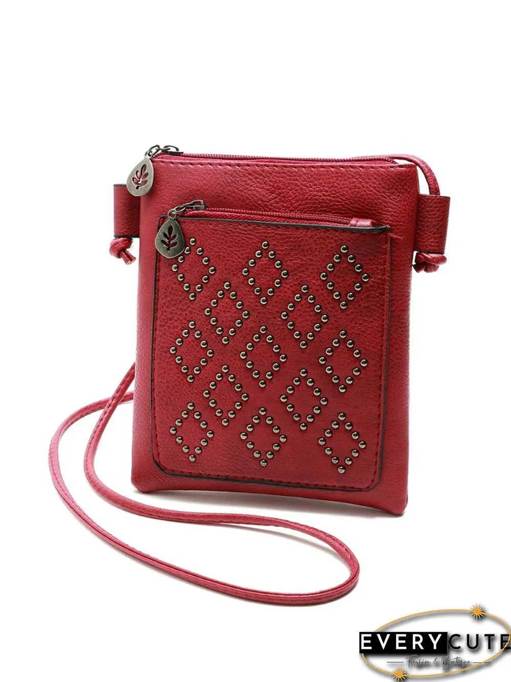 Simple Rivet Mini Crossbody Bag