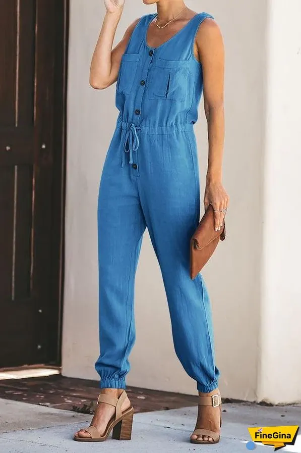 Chiffon Sleeveless Jumpers