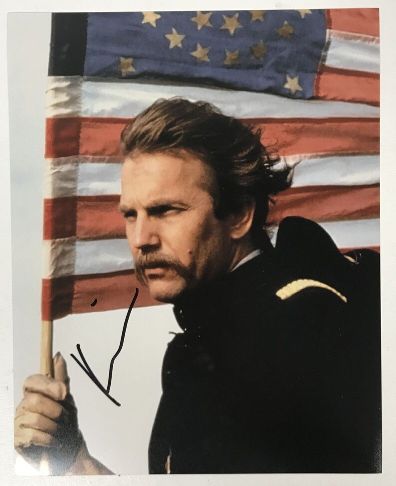 Kevin Costner Signed Autographed Dances With Wolves