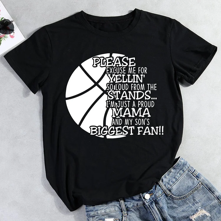 Basketball Mom T-Shirt Tee-011824