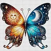 Colorful Butterfly - 11CT Stamped Cross Stitch - 49*45cm