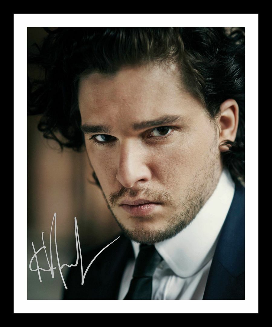 Kit Harrington Autograph Signed & Framed Photo Poster painting