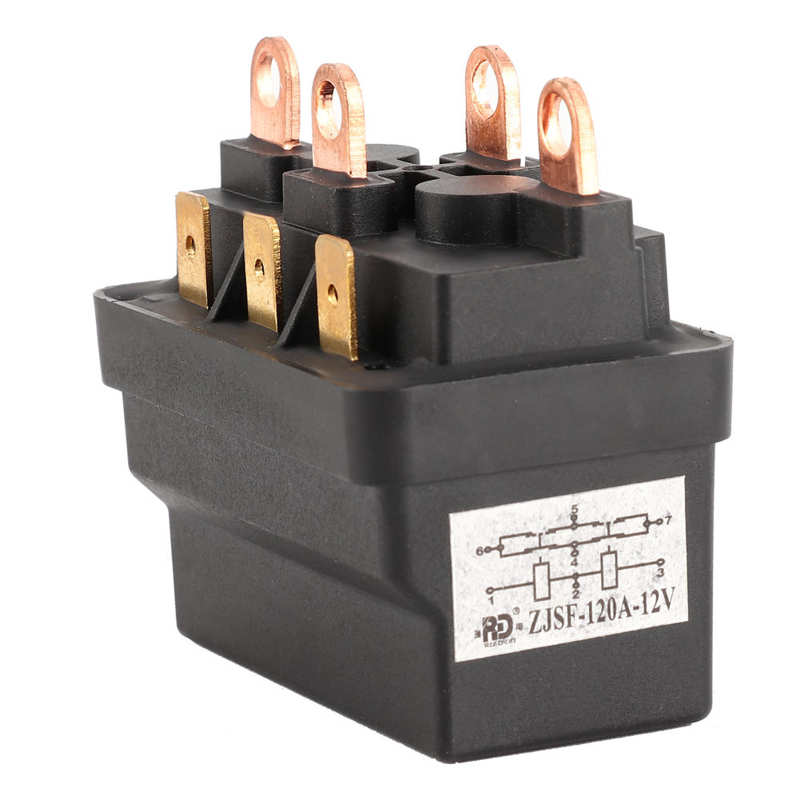 Winch Relay Contactor Winch Solenoid Contact Relay Contactor 12V 120A Steel Universal for ATV UTV 4X4 Vehicles ATV Winch