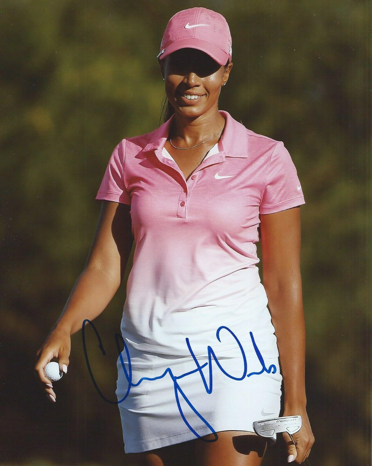 Cheyenne Woods Signed 8×10 Photo Poster painting LPGA Autographed COA F