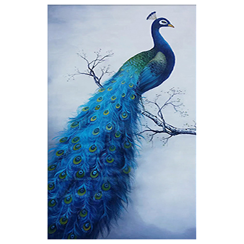 

Peacock - 11CT Stamped Cross Stitch - 40*60CM, 501 Original