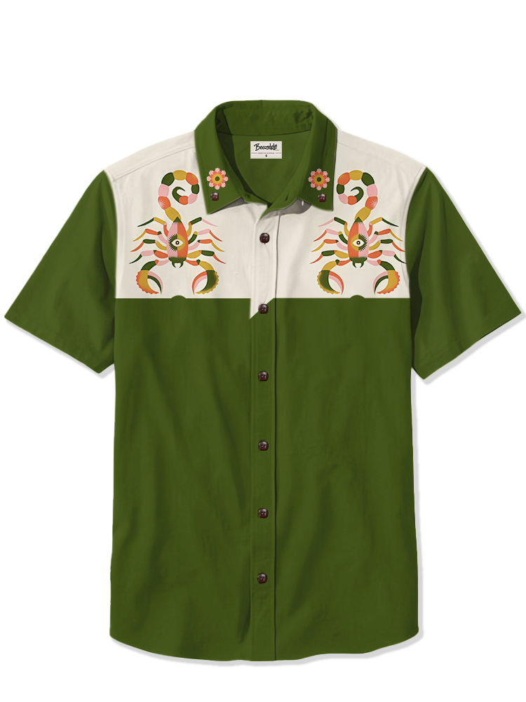 Colorful Scorpions - 100% Cotton Shirt