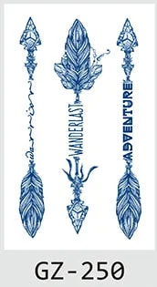 Temporary Tattoos Stickers Geometry Flower Snake Scorpion Juice Ink Lasting Waterproof Arm Chest Waist Hip Realistic Fake Tatoo