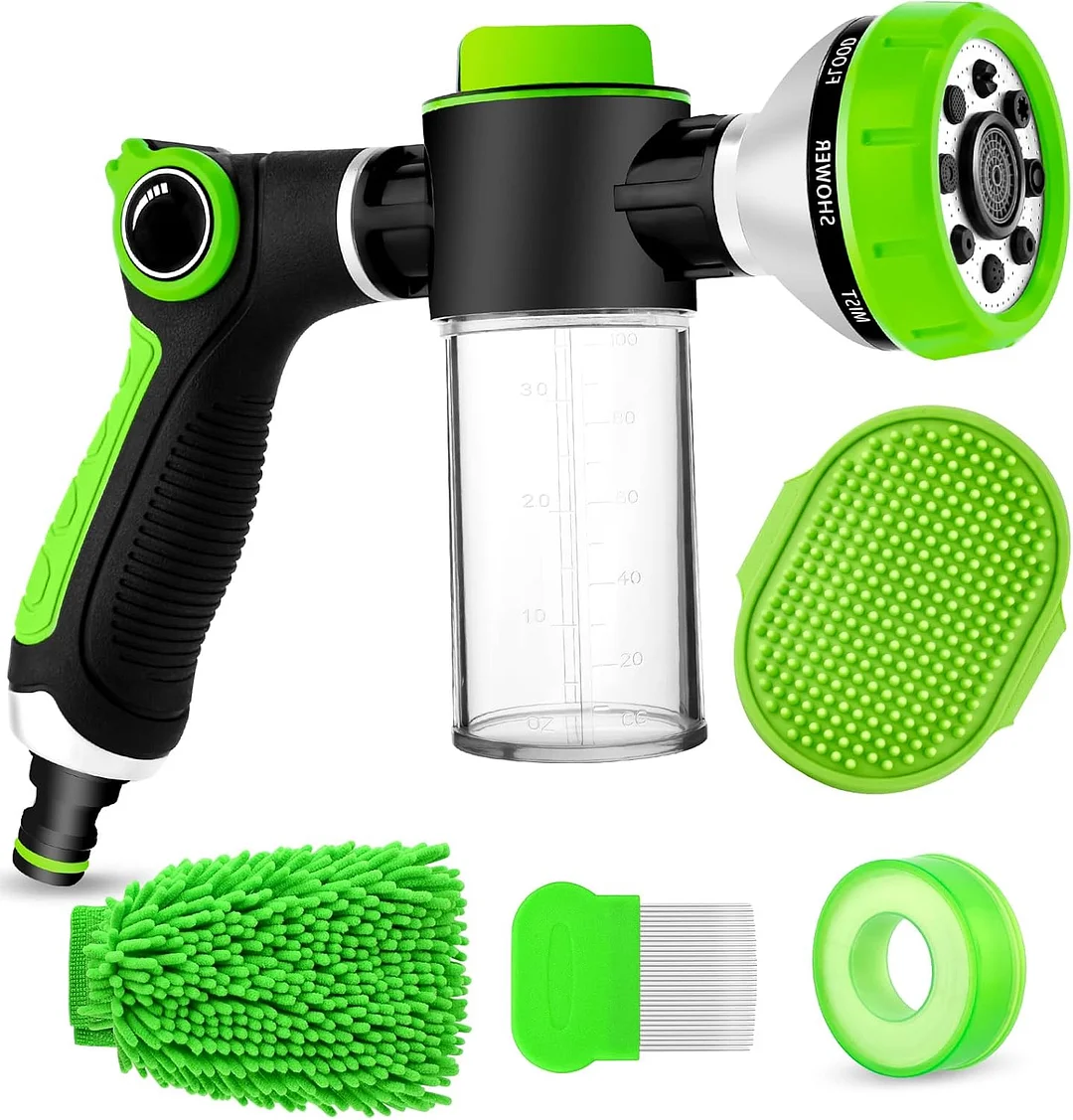 Bath Sprayer - Foam Nozzle for Pets & Horses 