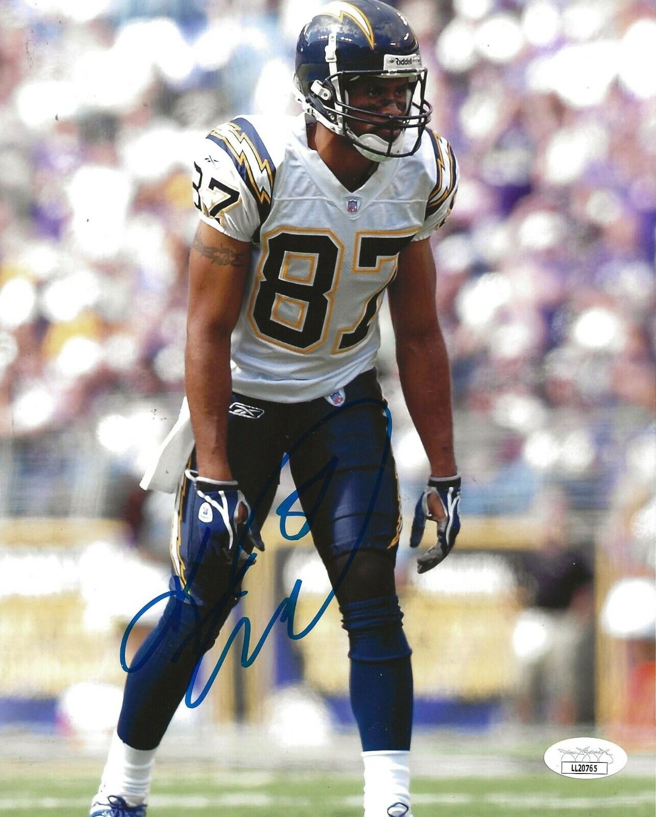 Keenan McCardell signed San Diego Chargers 8x10 Photo Poster painting autographed JSA