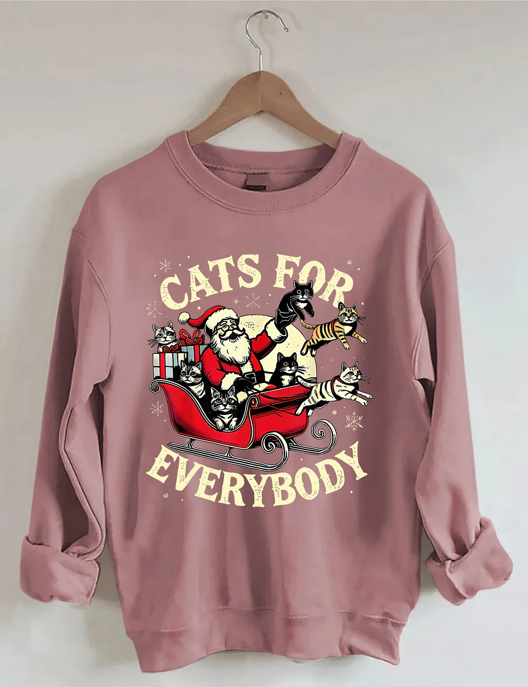Christmas Cats For Everybody Sweatshirt