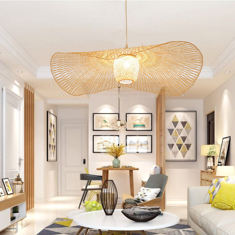 Natural Bamboo Pendant Light