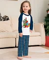 Family Christmas Tree Letter Parent-child Print Home Pajamas