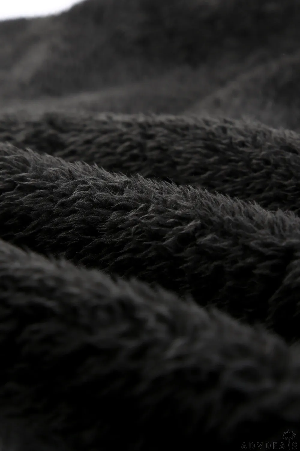 Zip Up Sherpa Coat With Pocket