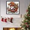 (40*40cm)Christmas Gnome - Full Round Drill Diamond Painting
