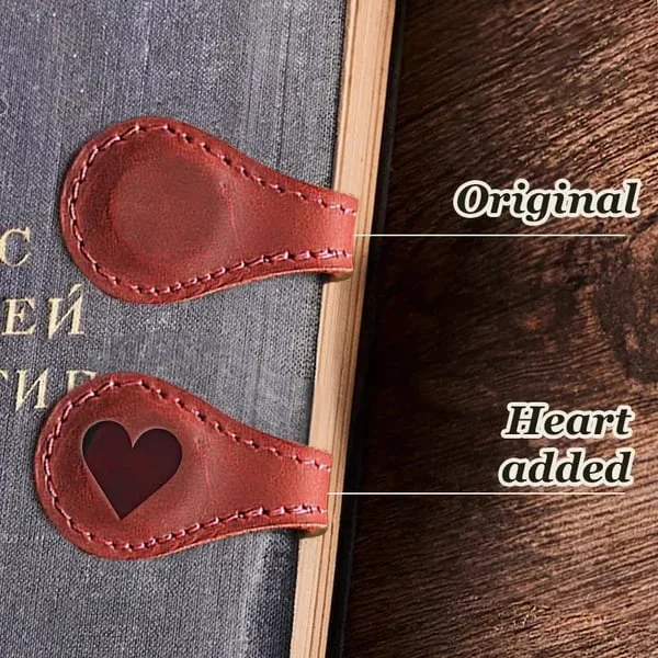 TimelessMark - LAST DAY SALE 75% OFF - Personalized Magnetic Leather Bookmark
