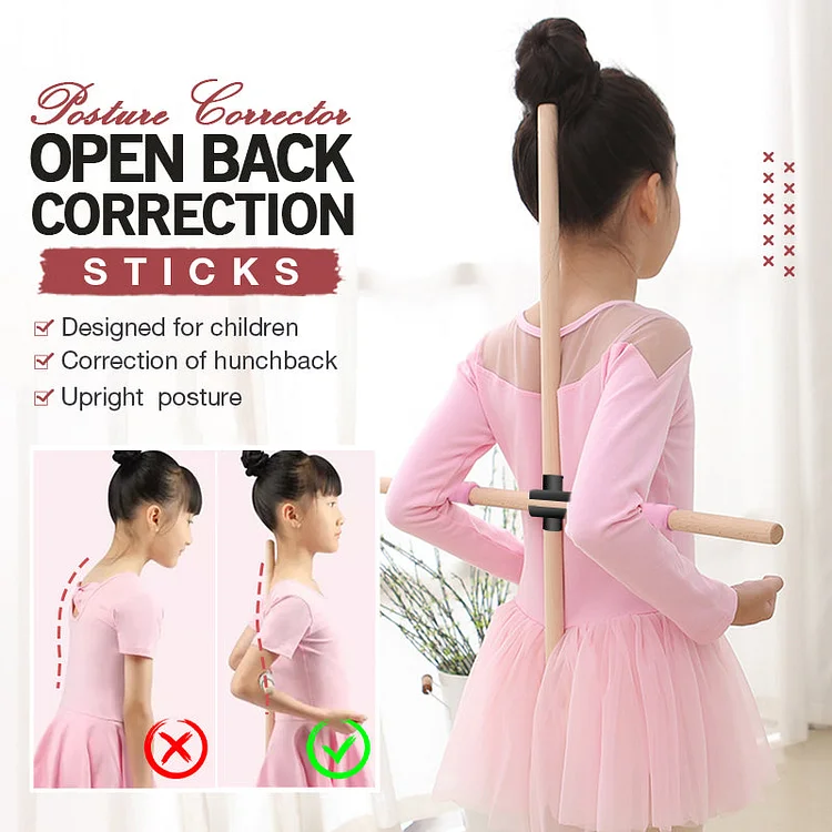 Bâtons de correction de posture Mintiml® pour dos ouvert