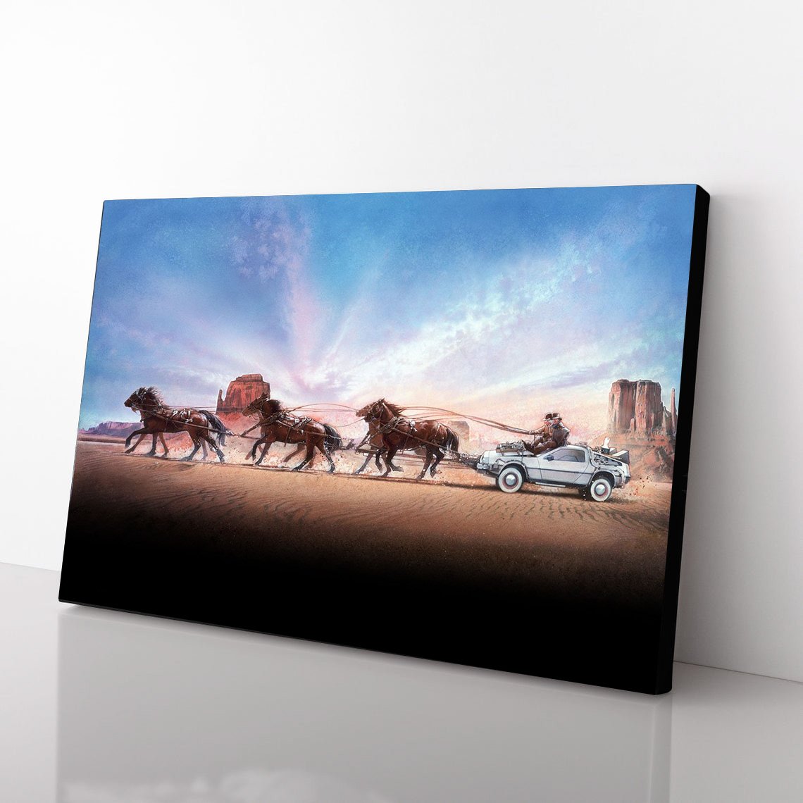 Back to the Future Part III Canvas Wall Art 