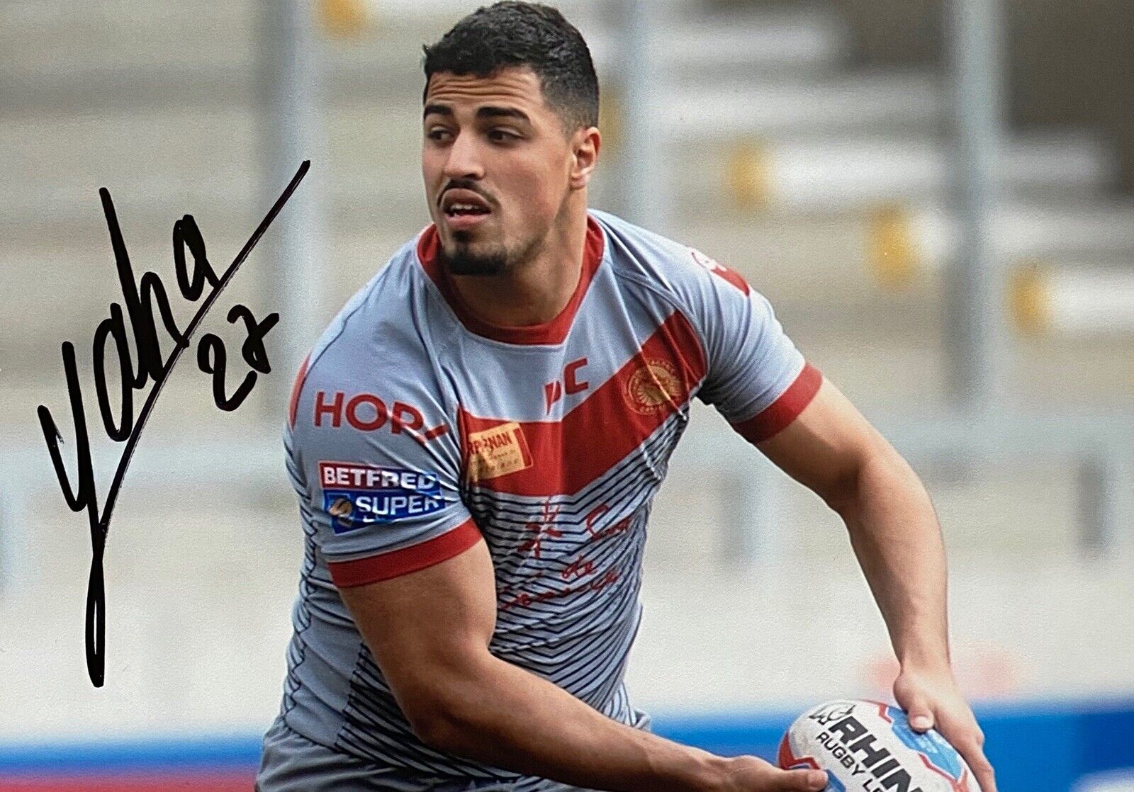 Fouad Yaha Genuine Hand Signed 6X4 Photo Poster painting - Catalans Dragons 3