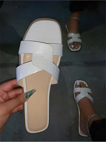 Luxuy Brand Women Slippers 2022 Spring Summer New Woman Shoes Fashion Open-toed Sandals Flip Flops Dress Slingback Female Slides