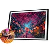 (40*60cm)Cherry Tree Beauty - Square AB Drill Diamond Painting
