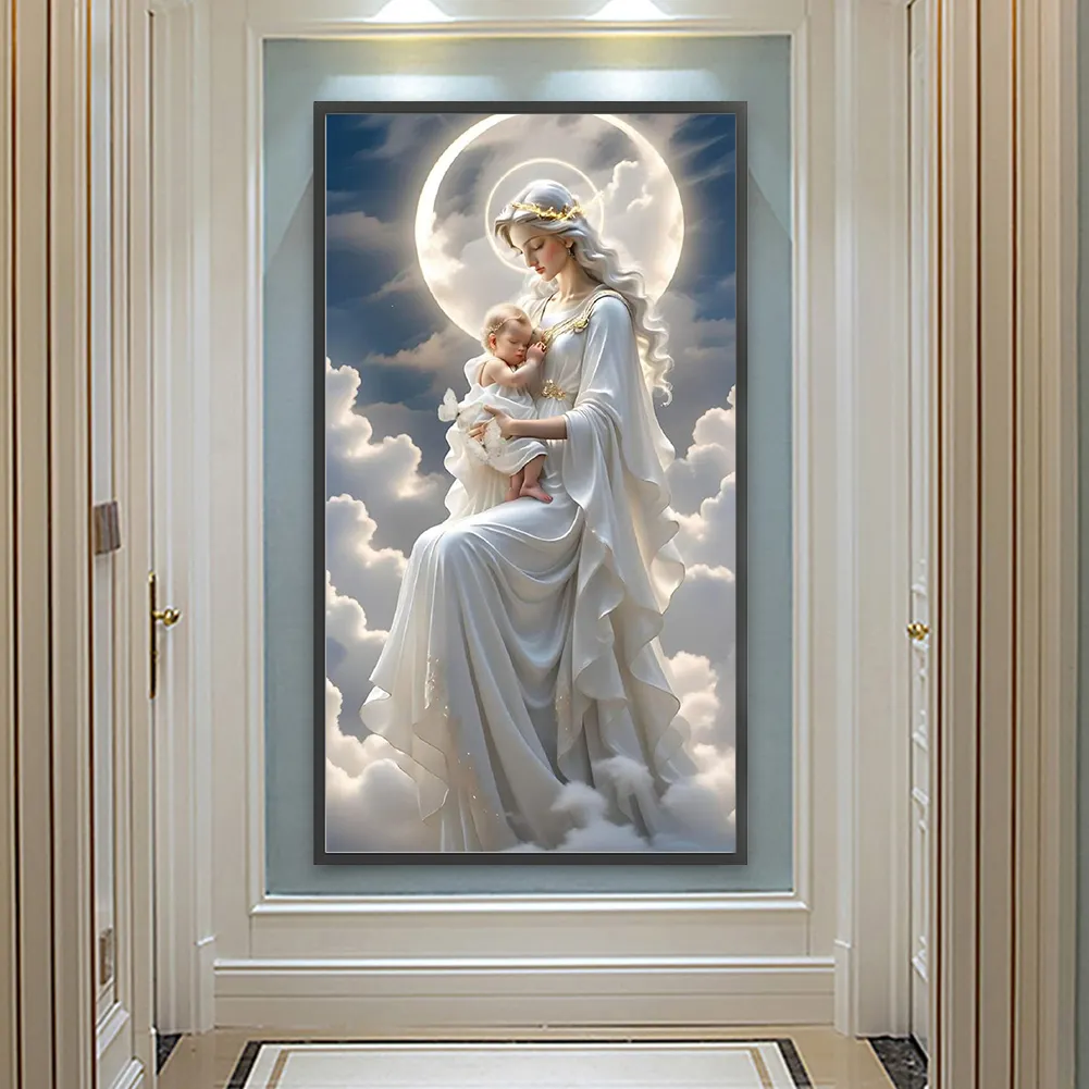Diamond Painting - Full Round Drill - Angel Virgin(Canvas|40*70cm)