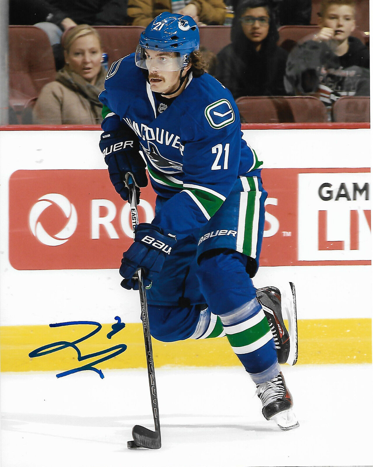 Vancouver Canucks Loui Eriksson Signed Autographed 8x10 NHl Photo Poster painting COA B