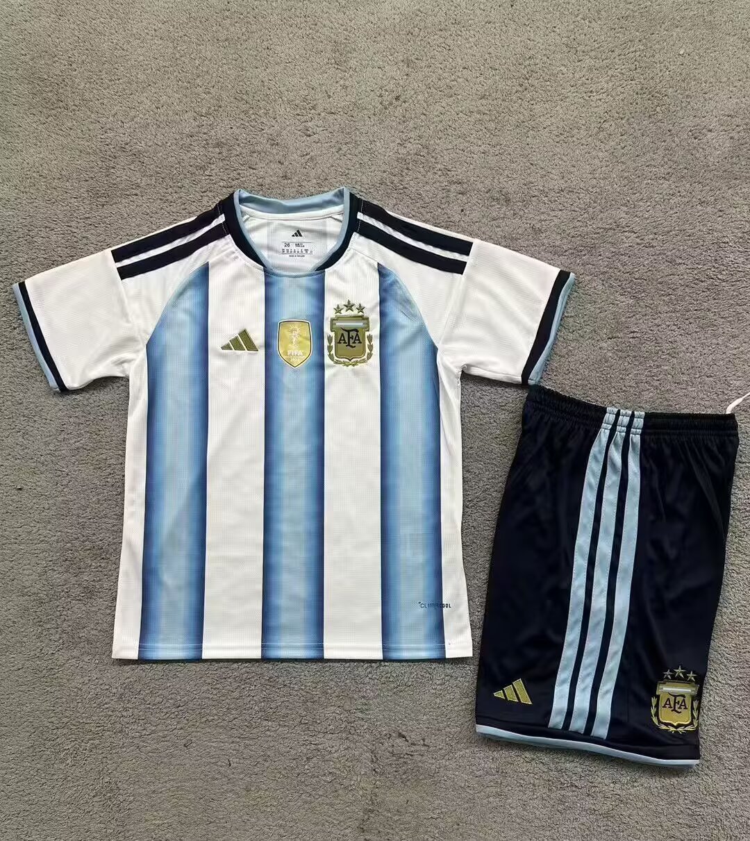 2026 Argentina Home Kids Kit Thailand version football jersey