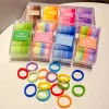 32PCS Colorful Elastic Ponytail Hair Bands