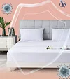 Waterproof and anti-mite solid color soft cotton mattress protector
