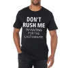 Not Rush Me Printed Men's Short Sleeves T-Shirt