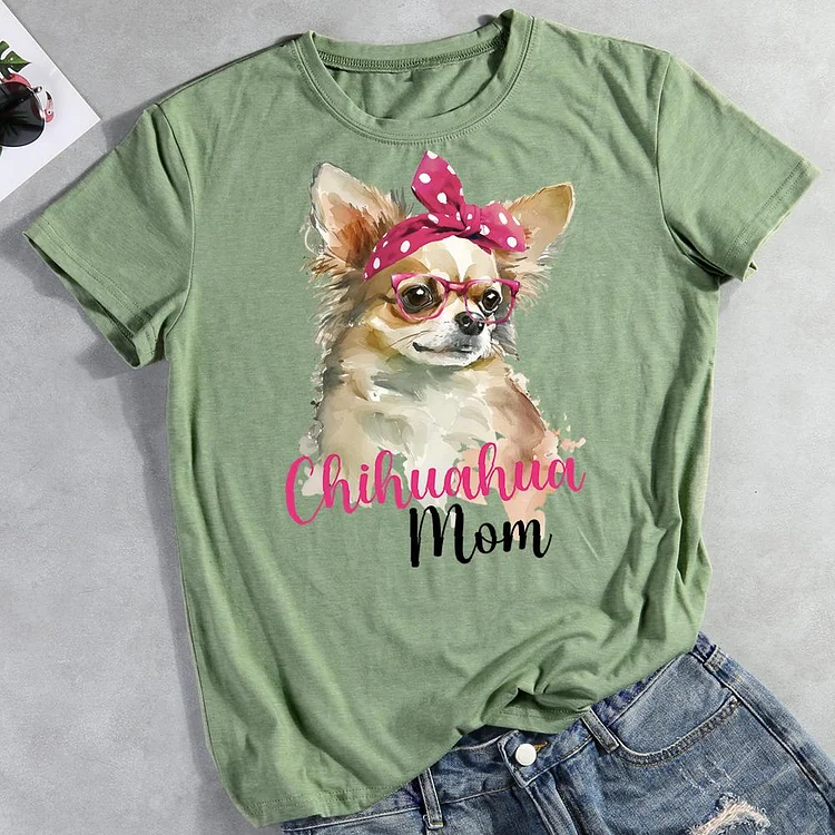 Mother of chihuahuas t shirt sale