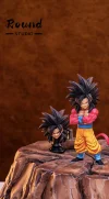 WCF Scale GT Ver. Super Saiyan 4 Son Goku & Super Saiyan 4 Vegeta - Dragon Ball Statue - Round Studio