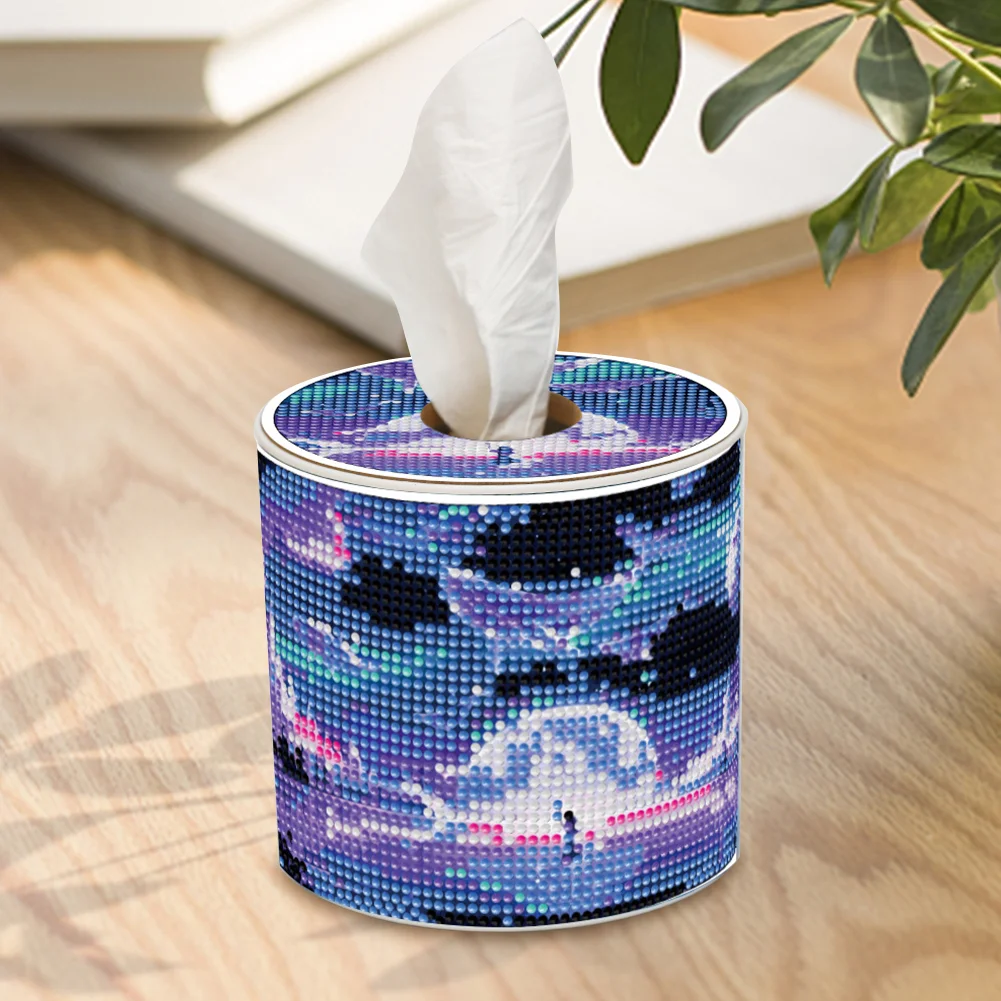 Whale DIY Diamond Painting Handmade Tissue Holder Rhinestones Crystal Tissue Box