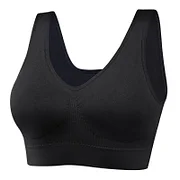Sellsworld IUSIBRALEA Sports Bra Underwear for Women No Steel Ring Seamless One-Piece Vest Shockproof Bras Large Size Yoga Running Full Cup