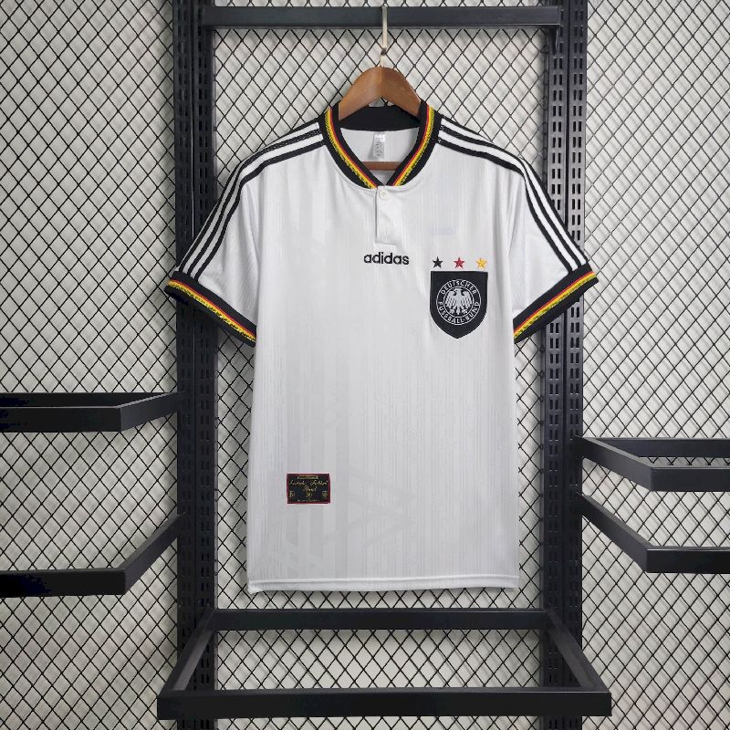 1996 Retro Germany Home Soccer Jersey mysite